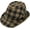 Brown, variant on Gingham Check Fedora Hat - Manhattan Trilby Corduroy Banded for Men Women LD61570