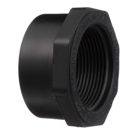 Charlotte Pipe 2 in. Spigot X 1-1/2 in. D FPT ABS Flush Bushing, Each