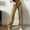 Brown, variant on OKBOP High Waist Cargo Pants for Women Pockets Casual Straight Denim Jeans Full Length Cowboy Zipper Travel Chinos Trousers