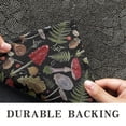 thumbnail image 6 of Red Mushroom Fern Black Pattern Door Rugs,Washable Non Slip Door Mats Indoor,Decorative Door Mats,Entry Mat Indoor for Entrance,Bedroom,Kitchen,Bathroom,16"x24", 6 of 6