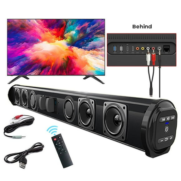 Wireless Bluetooth Sound Bar Speaker System Super Power Sound Speaker Wired Wireless Surround Stereo Home Theater TV Projector ,High Sound