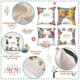 thumbnail image 4 of Gold Easter Egg Cushion Cover Creative Soft Durable Luxury Short Plush+Linen 4pcs/set Comfortable 45cm X 45cm Pillowcase, 4 of 4