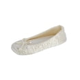 thumbnail image 6 of Isotoner  Terry Lined Rose Quilted Ballerina Slippers (Women), 6 of 6