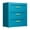 Blue, variant on Metal Black 5 Drawer Dresser for Bedroom, Tall Bedroom Dresser with Large Drawer & Golden Handles,Metal Storage Organizer Cabinet Chest of Drawer for Closet