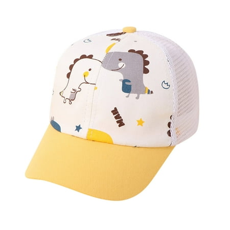 

Toddler Boys Girls Breathable Dinosaur Cap Spring Summer Sun Hat Cute Cartoon Printed Cap Girls Winter Hats Running Gear Kids
