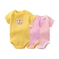 thumbnail image 3 of Emy Dola Unisex Baby Rompers 100% Cotton Short Sleeve Romper Onesies for Boys & Girls 0-24M Infant Summer Bodysuit, 3 of 7