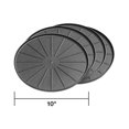 thumbnail image 1 of Weathertech Beverage Coaster 8A10CSTBK 10 Inch Round; Black, 1 of 3