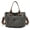 Gray, variant on URSOFINE Canvas Multi-Pocket Tote Bag, Convertible Crossbody Shoulder Handbag for Work Travel Daily Use, Large Capacity Casual Messenger Bag with Detachable Strap