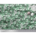thumbnail image 2 of Soimoi Green Rayon Crepe Fabric Palm Leaves Print Fabric by Yard 46 Inch Wide, 2 of 3