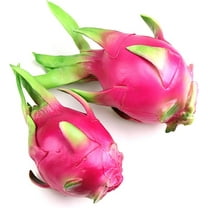 Artificial Dragonfruit Decor  2 Pack  Faux Fruit Decor  Fake Fruit  Lifelike Realistic Decorative Fruit  Kitchen Decoration  Faux Fruit Bowl Accessories