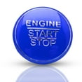 thumbnail image 2 of Xotic Tech Blue Keyless Engine Push Start Stop Button Cap Trim for Toyota Camry Tacoma Prius Avalon, 2 of 6