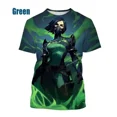 thumbnail image 3 of Juego Valorant Camisetas con estampado 3D para hombre y mujer, moda de verano, informal, de manga corta, estilo Harajuku, ropa de calle, unisex, 3 of 5