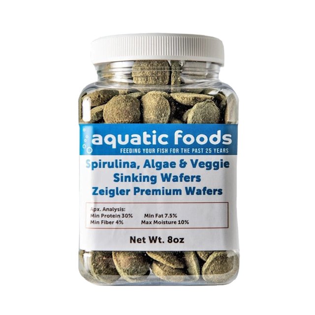 Wafers of Spirulina, Algae, Veggies, Sinking Wafers for Bottom Fish
