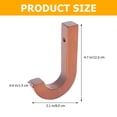thumbnail image 2 of RENACLIPY Wall Mounted Flower Rack Elegant Hanger Wood 1Set, 2 of 7