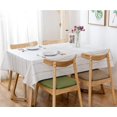 Wipe Clean Tablecloth Waterproof PVC Table Cover for Square Tables