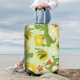 thumbnail image 7 of Fuzoiu Cartoon Dinosaurs Print Suitcase Cover,Washable Luggage Covers for Suitcase,Elastic Luggage Protector Cover,Scratch Resistant Travel Suitcase Covers-Small, 7 of 7