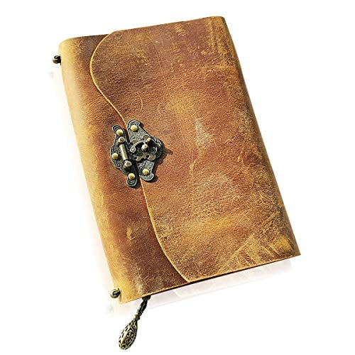 Vintage Classic Retro Journal Travel Leather Notepad Notebook Blank Diary Memo 