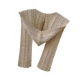 thumbnail image 4 of Bufanda con capucha para la cabeza, calentador de cuello, bufanda con capucha para mujeres, otoño, hombres, al aire libre Caqui, 4 of 8