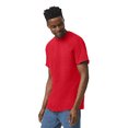 thumbnail image 3 of Gildan Men’s Heavy Cotton Short Sleeve T-Shirt, Taped Neck Blank Red Casual Tee, 9 Pack, S, 3 of 5