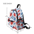 thumbnail image 3 of FORMRS School Backpack with Front Zippered Pocket 12" Student Travel Daypack, Playful Strawberries, 3 of 6