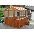 thumbnail image 3 of Outdoor Living Today Western Red Cedar 8’ x 3’ x 4’ A-Frame Greenhouse, heat-activated roof vent, 3 of 4