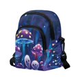 thumbnail image 2 of CHAQLIN Mushroom Ghost Sling Bag with Adjustable Strap, Polyester Small Crossbody Bag for Daily Use and Travel, 2 of 8