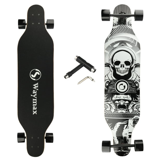 PRO Skateboard Complete for Adults and Beginners 41 Inch Longboard