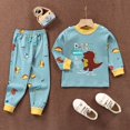 thumbnail image 3 of GYRATEDREAM Infant Toddler Boys Pajamas Cotton Planet Pjs Little Boys 2 Piece Sleepwear Kids Loungewear Clothes Set 0-8 Years, 3 of 3