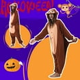 thumbnail image 6 of Veyryth Unisex Monkey Adult Onesie Pajamas, Polar Fleece Animal Pajamas，One-Piece Sleepwear for Men and Women Size L, 6 of 7