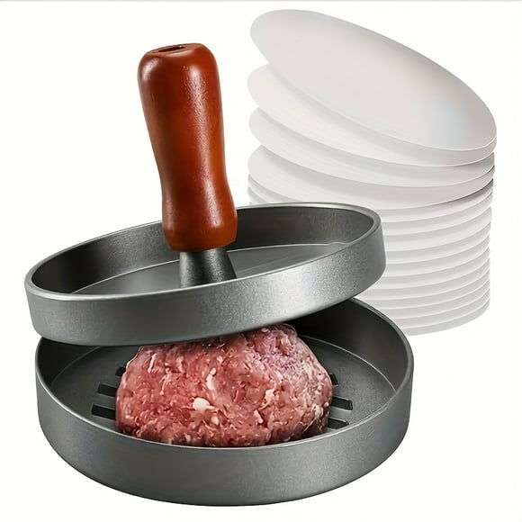 HLONK Professional-Grade Herobaby Non-Stick Burger Press - Perfect for Beef Cheese & Veggie Patties | Ideal for Outdoor Grilling & BBQs | Kitchen Essential zzz