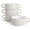 White, variant on Kook Soup Crocks with Handles, 18 oz, Set of 4, Pale Blue