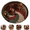 C#042, variant on Christmas 3D Illusion Round Rug, 2026 New Gnome Printed Optical Illusion Carpet, Soft Circular Holiday Floor Mat for Xmas Party C