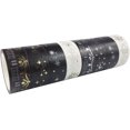 thumbnail image 1 of Cinta washi, cintas decorativas, juego de 4 plateadas + 4 doradas, 1 of 4
