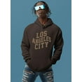 thumbnail image 2 of Retro College Los Angeles City Hoodie Men -Image by Shutterstock, Male Large, 2 of 4