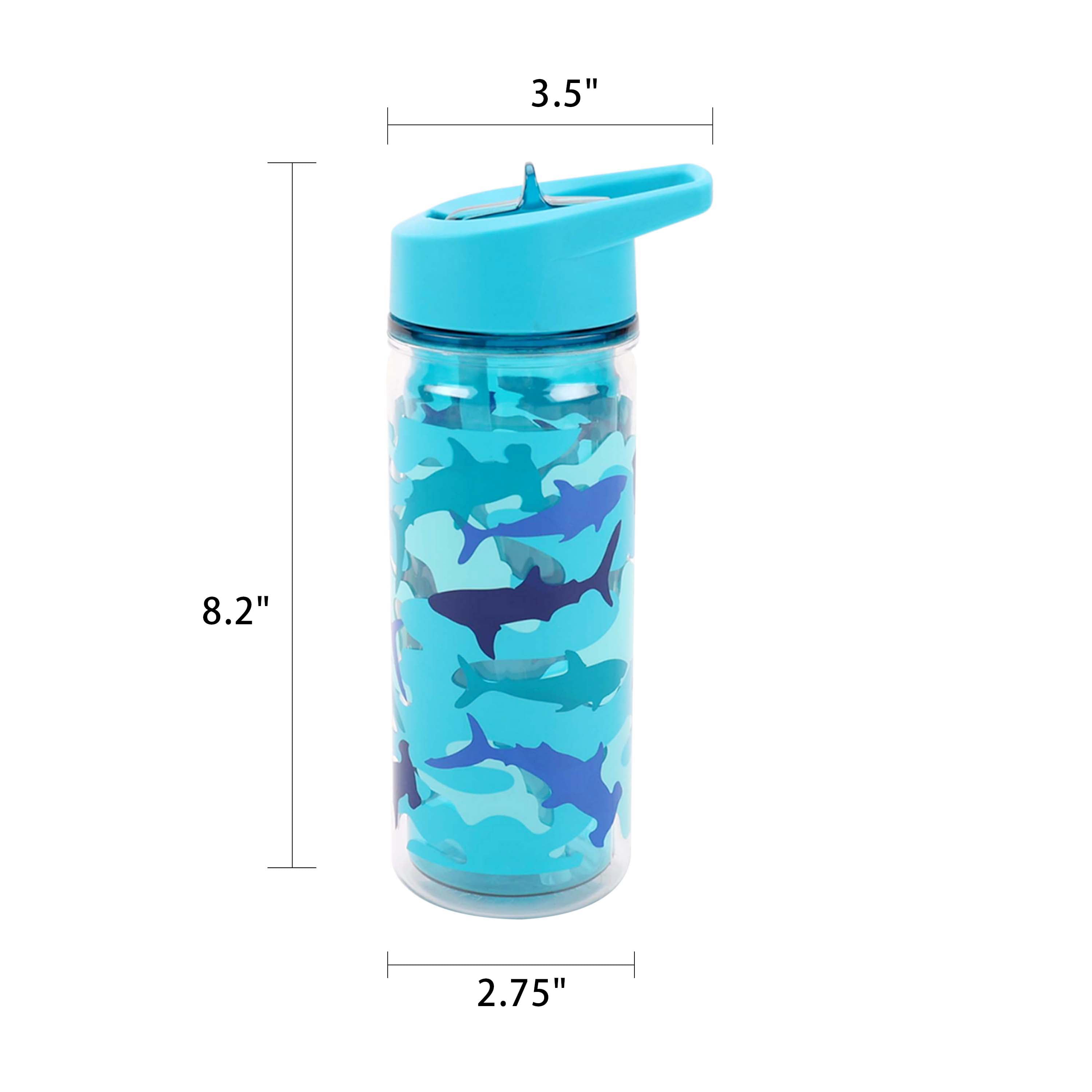 Kids Water Bottle - 10 oz double wall Tritan plastic Kids Water