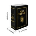 thumbnail image 3 of Yiaieng Novelty Plush Stuffed Animal, Bible Pillow Book Plush That Opens Religious Party Favors Gifts for Boys Girls (Black), 3 of 10