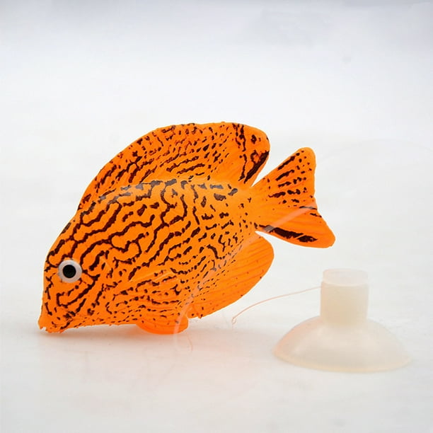 Agiferg Plastic Swimming Faux Fake Gold Fish Aquarium Fish Tank Decor  Orname Gift 