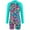 S-Sky Blue, variant on Ulitacool Girl One Piece Swimsuit Sleeveless Beach Suit Matching Hairband Upf 50 Bathing Suit Zipper Beach Rashguard Swimwear Classic Basic Beach Wear 6-7 Years Sky Blue