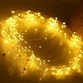thumbnail image 4 of 10 Strand 200 LED String Light Outdoor Garden Copper Wire Lamp 8 Modes Decoration Wedding Lighting Ornament Battery Powered Battery White, 4 of 9