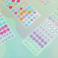 thumbnail image 3 of KAKOWELY 5 Sheets DIY Colored Diamond Sticker Artificial Crystal Sticker Exquisite Acrylic Rhinestone Stickers Cartoon Rhinestone Decals Multi-purpose Acrylic Rhinestone Sticker, 3 of 4