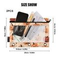 thumbnail image 4 of FORMRS 2 Pack Pencil Pouch for 3 Ring Binder with Clear Window Zipper Case, Colorful Halloween Pumpkin Pattern, 4 of 6