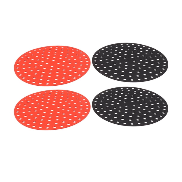 4 Alfombrillas de Silicona Reutilizables para Freidora de Aire Revestimientos de a Prueba de Aceite Accesorios de Freidora de Aire de Repuesto para Hornear en la Cocina ANGGREK Otros