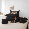 thumbnail image 6 of Homewish Bohemian Bull Skull 7-Piece Twin Bedding Sets,Boho Tribal Bedding Comforter Set,Rustic Farmhouse Cabin Sheet Sets For Men Women,Super Cozy Room Decor Reversible, 6 of 8