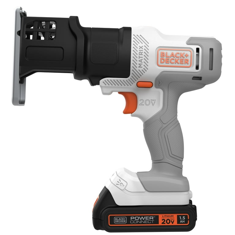 BLACK DECKER 20V MAX Matrix Cordless Combo Kit 6 Tool White And Orange BDCDMT1206KITWC Walmart