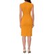 thumbnail image 3 of Vestido de tubo sin mangas para mujer Inspire Chic, vestido profesional de oficina XL en amarillo jengibre, 3 of 6