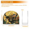 thumbnail image 3 of Haosy Napkin Holder for Table Acrylic Kitchen Paper Tissue Dispenser, 2 Pack, Cattle Flower Moon, 3 of 9