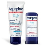 Aquaphor Baby On-the-Go Kit, 2-Piece Baby Skincare Travel Size Kit