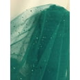 thumbnail image 2 of 60 Inch wide Glitter Mesh Sequins Tulle Fabric by Yard Craft Decoration Wedding", (Color: Teal - Yards: 5 yards), 2 of 3