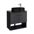 thumbnail image 2 of Mueble de Baño tipo Gabinete Flotante Madik color Negro con Lavabo 102859, 2 of 6