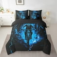 thumbnail image 2 of Erosebridal Speed Sports Bedding Full Size, Woodland Motorcycle Bedding Sets Full Size, Extreme Sports Decor, Reversible, 2 of 5
